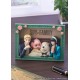 Estatua de PVC Spy x Family con personajes principales enmarcados