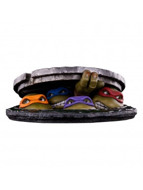 Diorama de las Tortugas Ninja de 41 cm en alcantarilla