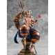 Estatua Enel One Piece con bastón y manzana, detalle de 34 cm