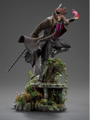 Estátua de Gambit Marvel escala 1/4 da Iron Studios