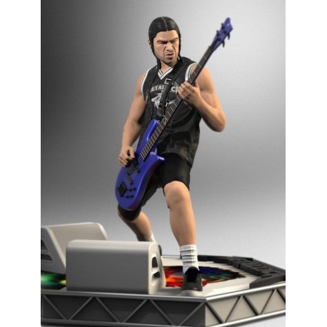 Estátua de Robert Trujillo do Metallica 22 cm edição limitada