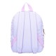 Mochila color lila de Lilo & Stitch con diseño floral