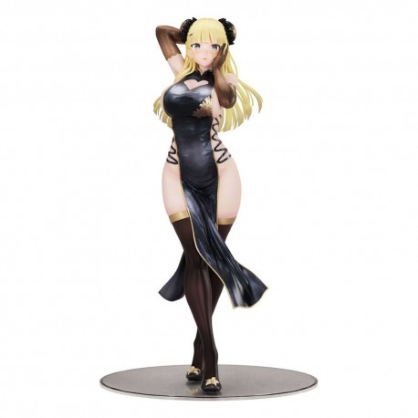 Estatua Original Character China Girl Black Ver. de 20 cm en traje negro