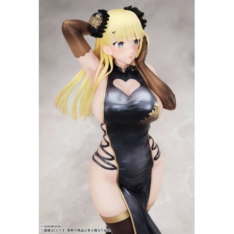 Estatua Original Character China Girl Black Ver. de 20 cm en traje negro