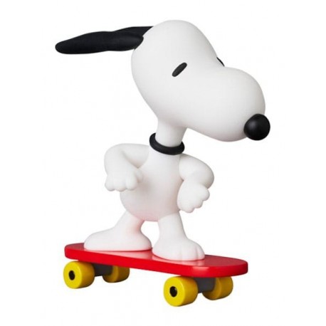 Minifigura de Snoopy en skateboard, Peanuts, 7 cm