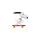 Minifigura de Snoopy en skateboard, Peanuts, 7 cm