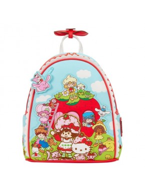 Mochila mini Sanrio de Loungefly con personajes de Strawberry Shortcake