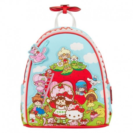Mochila mini Sanrio de Loungefly con personajes de Strawberry Shortcake