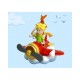 Minifigura de El Principito con zorro en avión rojo