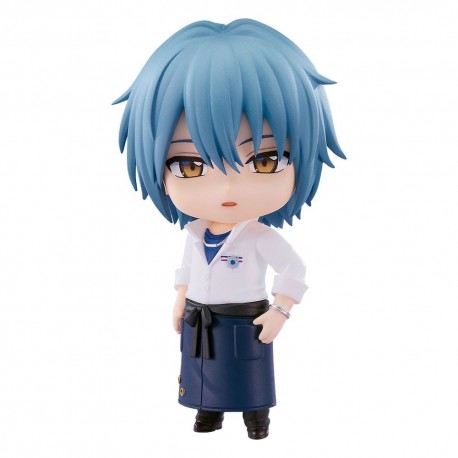 Figura Nendoroid Basic Nero de 10 cm con pelo azul y camisa blanca