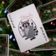 Baraja de cartas Elf con diseño navideño