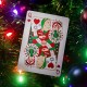 Baraja de cartas Elf con diseño navideño