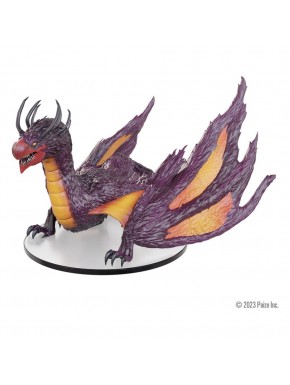 Miniatura Yamaraj de Pathfinder púrpura con detalles naranjas