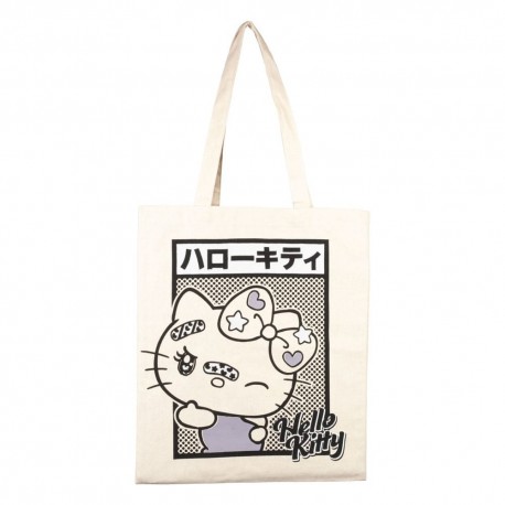 Bolso de tela Hello Kitty con diseño Naruto Wink