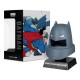 Mini réplica de la máscara de Batman con base