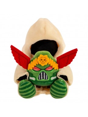 Peluche Warhammer Watcher in the Dark avec cape beige et casque vert