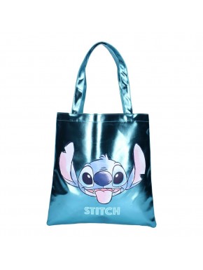 Bolsa azul metálica Stitch de Lilo & Stitch