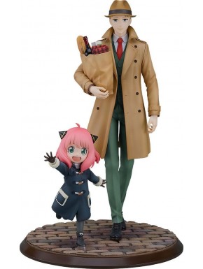 Estatua de Anya y Loid de Spy x Family en PVC 28 cm