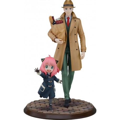 Estatua de Anya y Loid de Spy x Family en PVC 28 cm