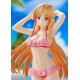 Estatua de Asuna de Sword Art Online con bikini rosa