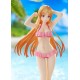 Estatua de Asuna de Sword Art Online con bikini rosa