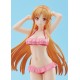 Estatua de Asuna de Sword Art Online con bikini rosa