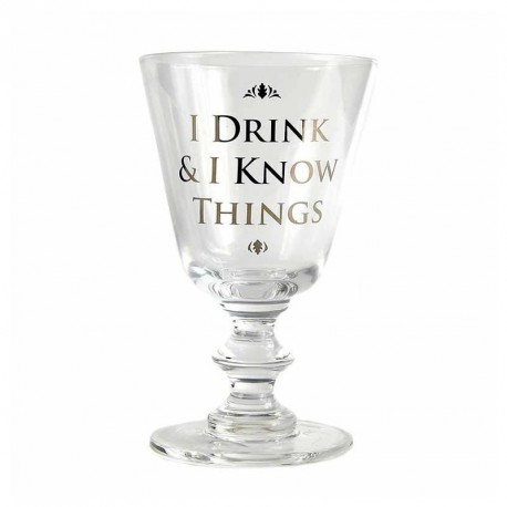 Copa I Drink And I Know Things Juego de Tronos