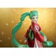 Estatua PVC Hatsune Miku 28 cm con kimono rojo
