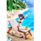 Estatua Cheshire Azur Lane en bikini sobre hamaca, 18 cm