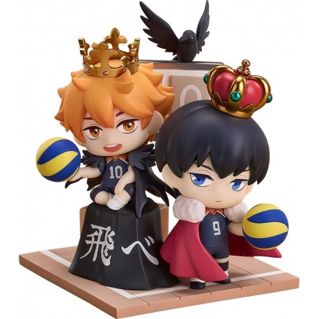Minifiguras Haikyu!! Shoyo Hinata y Tobio Kageyama con accesorios