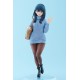 Estatua de Rikka Takarada con suéter azul, versión Date Style