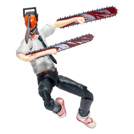 Figura articulada de Chainsaw Man de 17 cm en pose dinámica