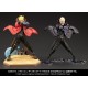 Estatua Vash the Stampede en abrigo negro, 22 cm