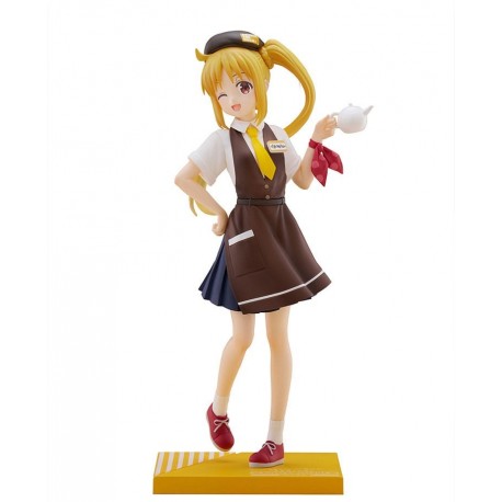Estatua PVC Nijika Ijichi en estilo café de Bocchi the Rock!