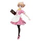 Estatua PVC Cocoa de 20 cm en atuendo rosa de camarera