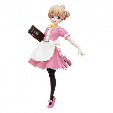 Estatua PVC Cocoa de 20 cm en atuendo rosa de camarera