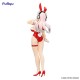 Estatua Super Sonico en traje rojo