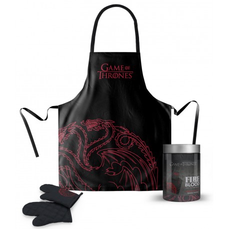 Game of Thrones apron and mitten Targaryen