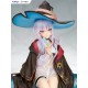 Estatua de Elaina con sombrero de bruja de Wandering Witch