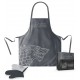 Game of Thrones apron and mitten Stark