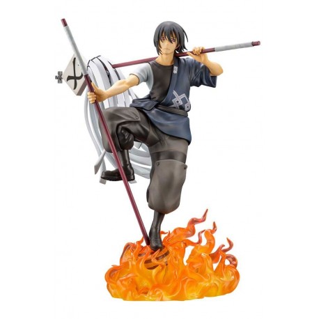 Estatua de Shinmon Benimaru de Fire Force en llamas