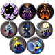 Set 8 chapas Kingdom Hearts Characters