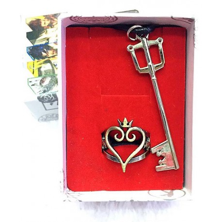 Set Anillo y Colgante Kingdom Hearts