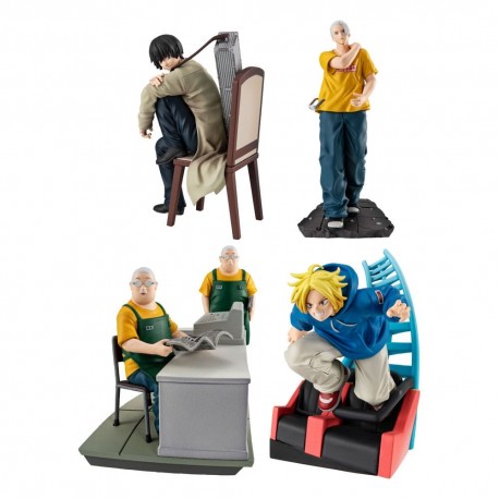 Pack de 4 minifiguras Sakamoto Days 9 cm