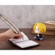 Figurine chibi de Sabo de One Piece avec cheveux blonds et boîte fenêtre