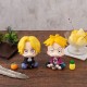 Figurine chibi de Sabo de One Piece avec cheveux blonds et boîte fenêtre