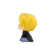Figurine chibi de Sabo de One Piece avec cheveux blonds et boîte fenêtre