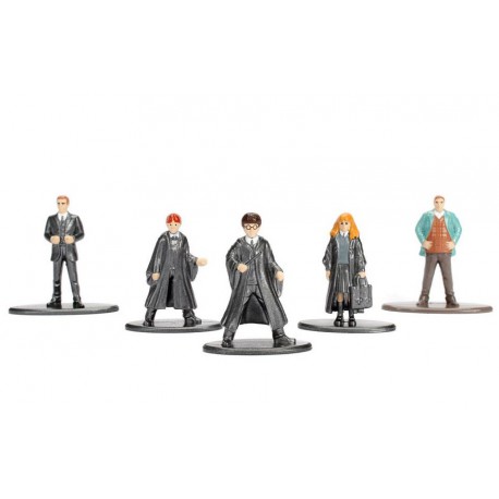 Pack 5 Minifiguras Harry Potter Nano Metalfigs Diecast 4 cm