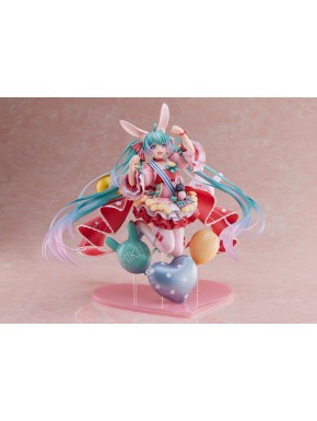 Estatua Miku Hatsune Pretty Rabbit Ver. 21 cm