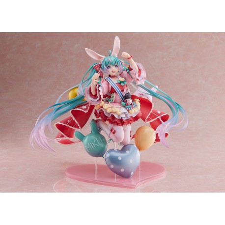Estatua Miku Hatsune Pretty Rabbit Ver. 21 cm